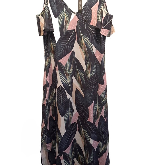 NWT Women’s Floral Print Casual Loose Sundress Size M - Picture 8 of 8